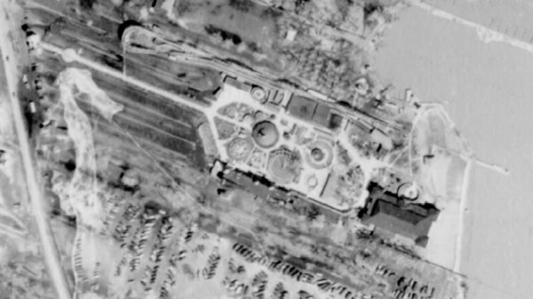 Jefferson Beach - 1952 Aerial (newer photo)